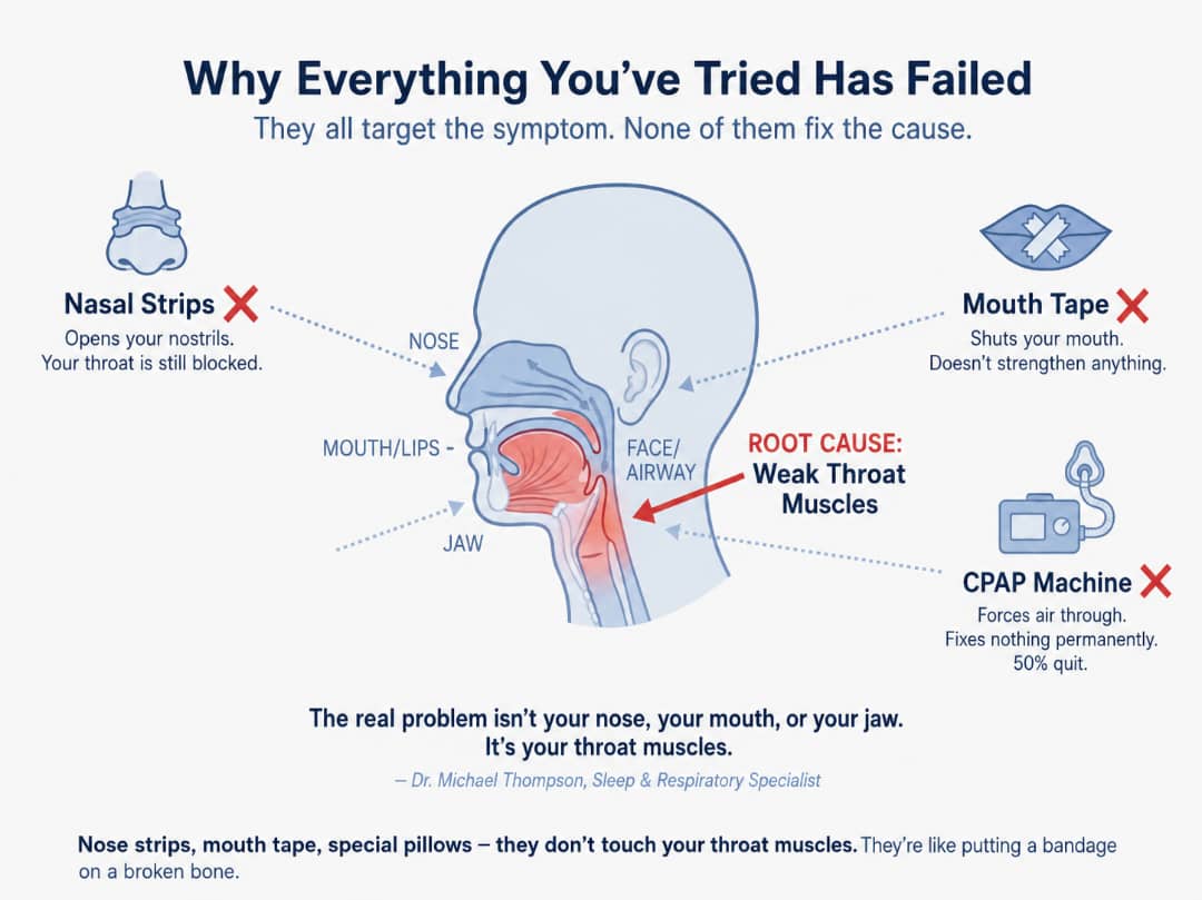 Why other snoring fixes fall short