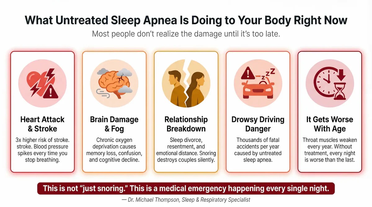 What untreated sleep problems do to your body